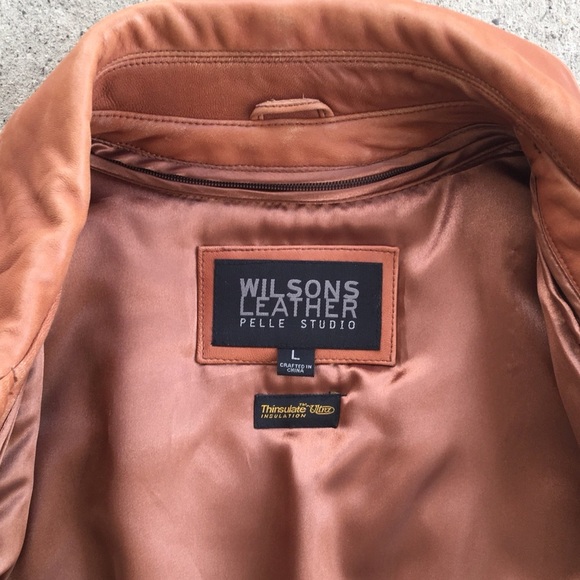 SOLD Wilson's Leather | Vintage Mens Coat - Picture 2 of 9